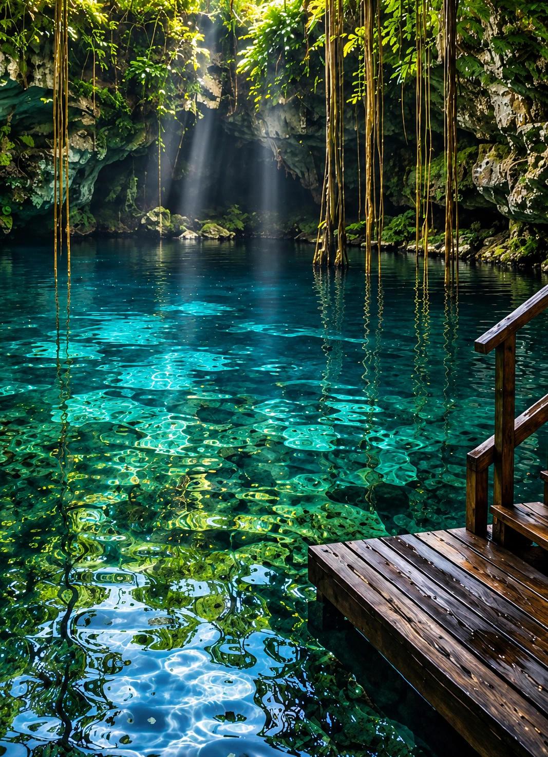 Cenotes and Yal-Kú lagoon