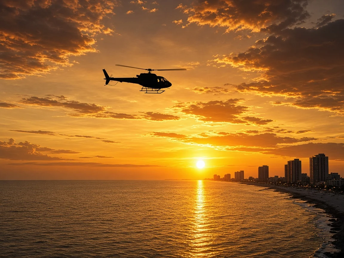 See the coast from the air